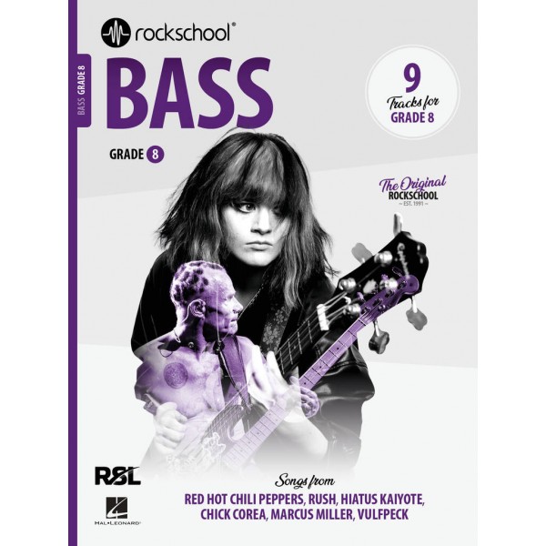 Rockschool Bass Grade 8 2024 (Book/Audio)